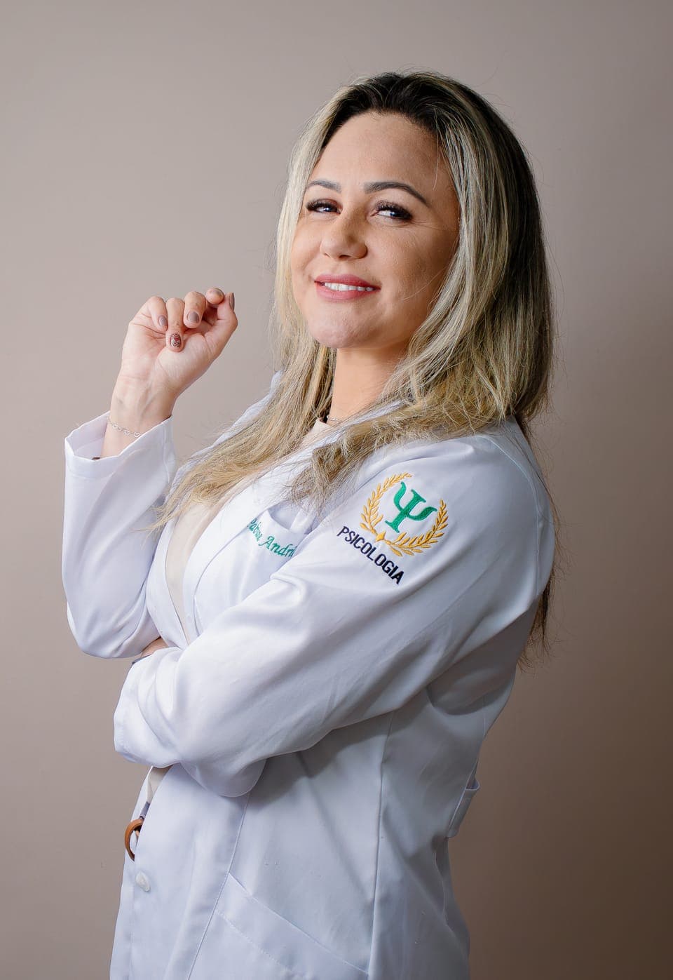 Pabiane Andriotta, psicóloga clínica e organizacional em Salto de Pirapora, SP